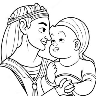 Bhcaa Moosees Phiraaunn Vaalii Dii Dhii Naal Rng Krn Vaalaa Pnnaa 104562-42350