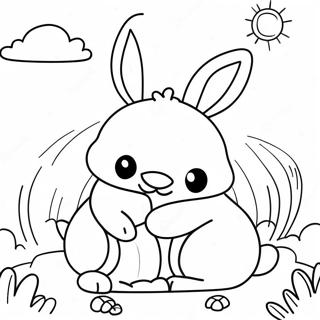 Sunny Bunnies ਰੰਗੀਨ ਪੰਨਾ ਰੰਗ ਕਰਨ ਵਾਲੇ ਪੰਨੇ