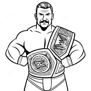 ਨਿੱਜੀ Wwe ਚੈਂਪੀਅਨ ਰੰਗ ਭਰਨ ਵਾਲਾ ਪੰਨਾ ਰੰਗ ਕਰਨ ਵਾਲੇ ਪੰਨੇ