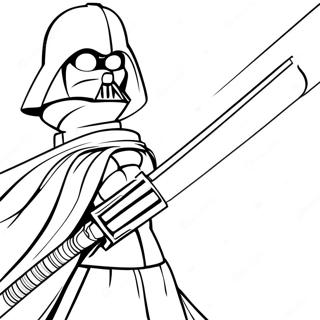 ਚਮਕਦਾਰ ਲਾਈਟਸੇਬਰ ਕਾਰਵਾਈ ਵਿੱਚ ਰੰਗ ਕਰਨ ਵਾਲਾ ਪੰਨਾ ਰੰਗ ਕਰਨ ਵਾਲੇ ਪੰਨੇ